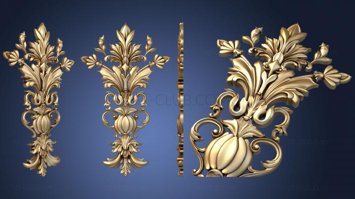 Carved door panels with classic decors